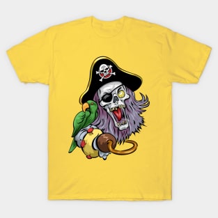 Zombie Pirate Captain T-Shirt